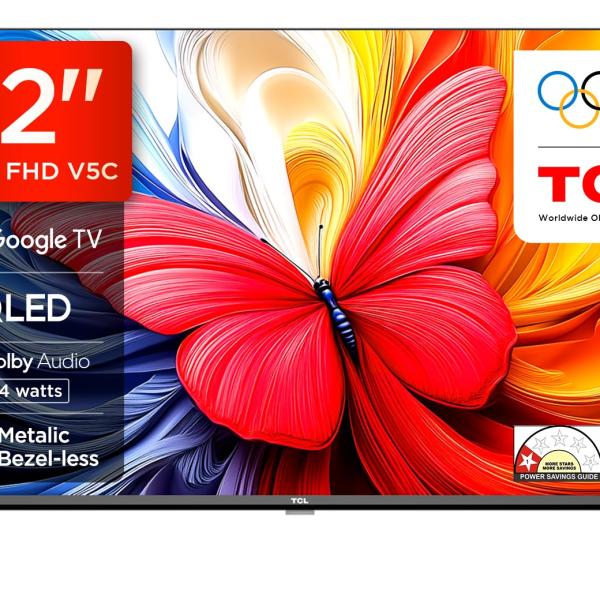 TCL 80 cms (32 inches) V5C Series Full HD Smart QLED Google TV 32V5C