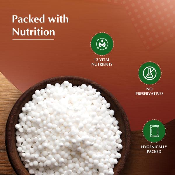 Sabudana (Sago) - Medium, 1Kg