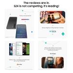 Samsung Galaxy S24 5G AI Smartphone (Cobalt Violet, 8GB, 128GB Storage)