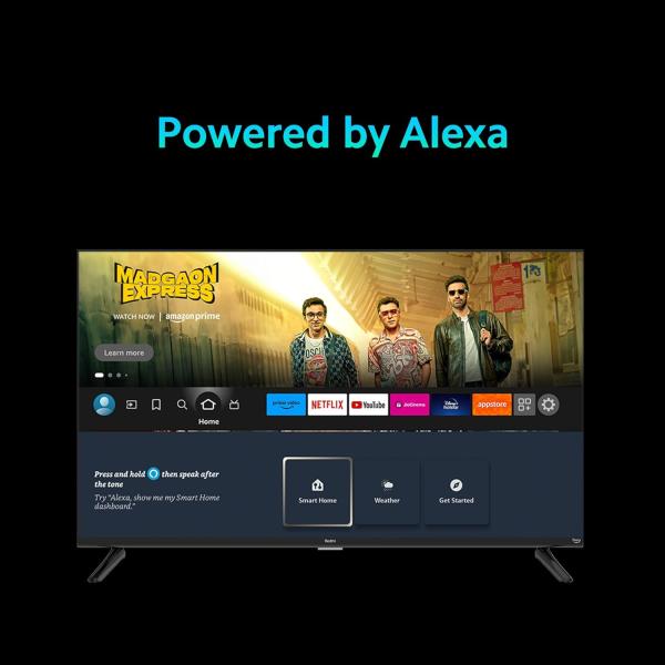 Redmi Xiaomi 80 cm (32 inches) F Series HD Ready Smart LED Fire TV L32MA-FVIN (Black)