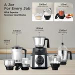 Prestige Endura 1000 Watt Mixer Grinder with 6 Jars