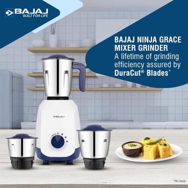 Bajaj Grace 500W Mixer Grinder