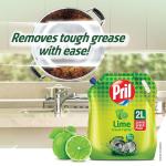 Pril Lime Liquid Dishwash Gel - 2 Litre Pouch