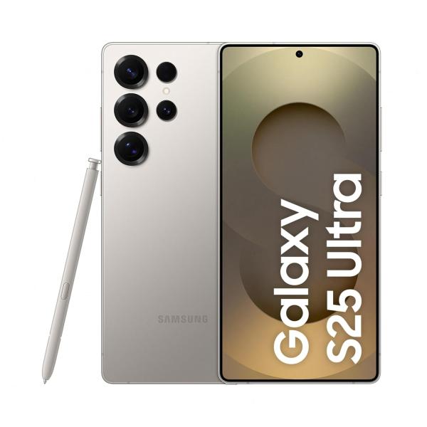 Samsung Galaxy S25 Ultra 5G AI Smartphone (Titanium Gray, 12GB RAM, 256GB Storage), 200MP Camera, S Pen Included, Long Battery Life