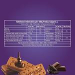 Bakemate Bourbon Cream Biscuit with Chocolate - Combo Pack of 10 (135g Each) |