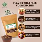 Pure Tree Certified Organic Laung | 100 Gm | Organic Cloves Whole