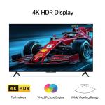 Redmi Xiaomi 138 cm (55 inch) F Series UHD 4K Smart LED Fire TV L55MA-FVIN (Black)