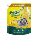 Presto! Dishwash Gel | Lemon | 5 L Refill Value Pack |