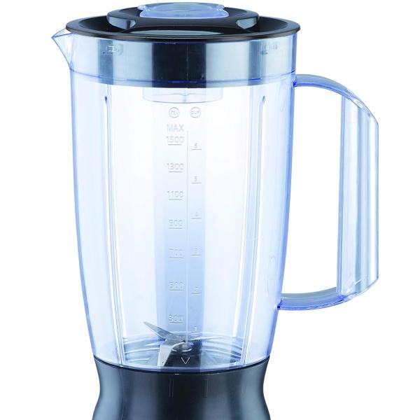 Bajaj FX-1000 1000 Watts Food Processor, Silver, Black