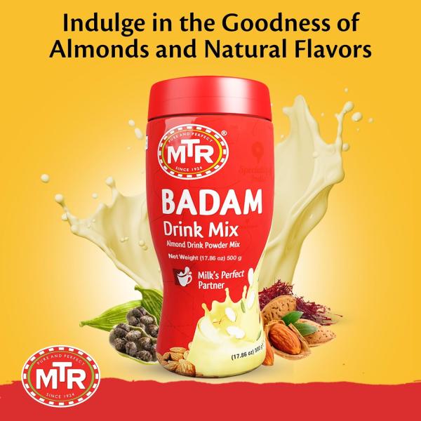 MTR Badam Drink Mix Pet Jar 500g
