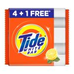 Tide White Detergent Bar Soap, Value Pack 200 gms x 5