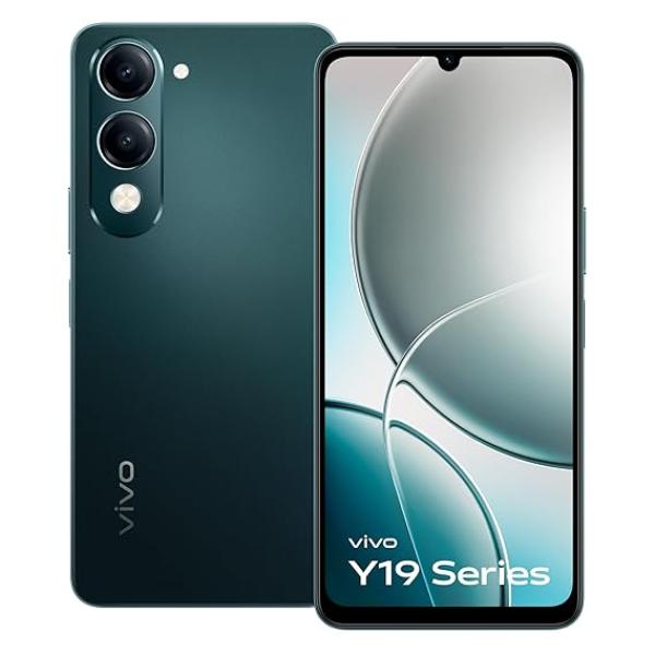Vivo Y19e (Majestic Green, 4GB RAM, 64GB Storage) with No Cost EMI/Additional Exchange Offers | with Charger