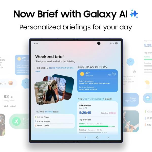Samsung Galaxy Z Fold7 5G Smartphone with Galaxy AI (Silver Shadow, 12GB RAM, 512GB Storage), Ultra Sleek Design with 200MP Camera, Powerful Snapdragon 8 Elite, Google Gemini