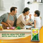 Saffola Tasty + Refined Cooking oil | Blended Rice bran & Corn oil | 50% More Oryzanol