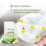 Koparo Organic Dishwash Liquid | 2 Litres | Lime And Basil Fragrance