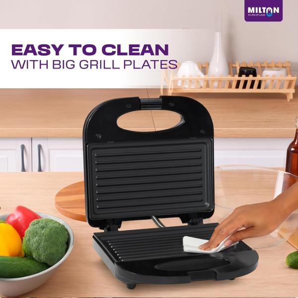 MILTON Express 800 Watt Grill Sandwich Maker