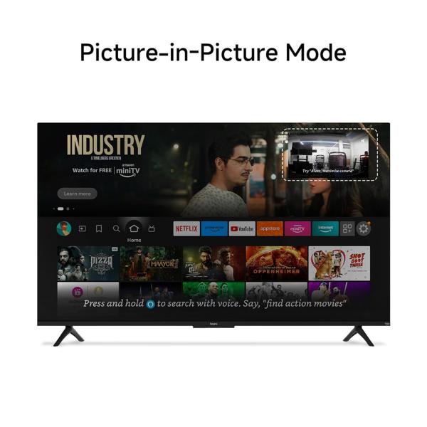 Redmi Xiaomi 138 cm (55 inch) F Series UHD 4K Smart LED Fire TV L55MA-FVIN (Black)