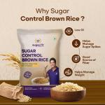 Sugar.fit Sugar Control Low GI Brown Rice, High Fiber & Gluten-Free, 100% Organic and Natural