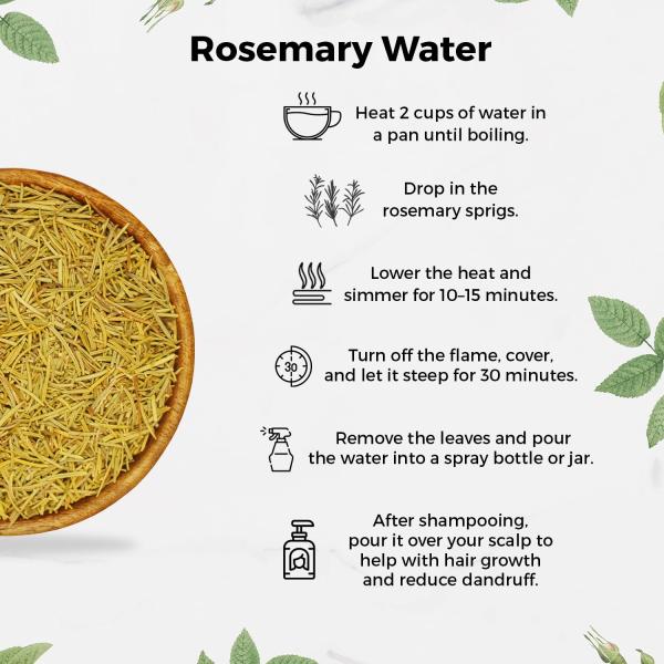 CARMEL ORGANICS Rosemary Leaves (100 Gram) With Spray Bottle