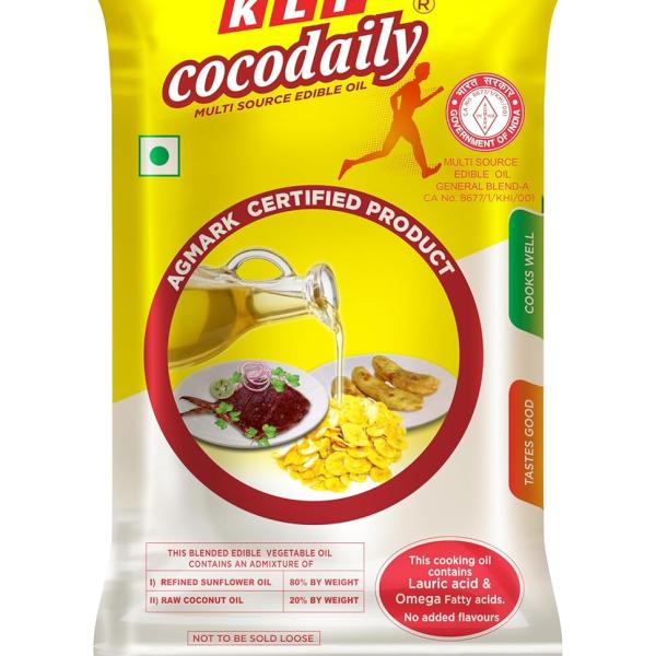 KLF Cocodaily Cooking Oil 1 Liter Pouch - 1 Ltr