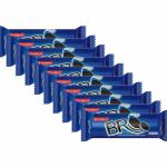 BakeMate BRO Choco Sandwich Cream Biscuits - Combo Pack of 12 (100g Each) | Vanilla Cream Biscuit