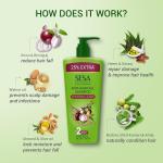 SESA Ayurvedic Anti Hairfall Shampoo For Dry And Frizzy Hair Reduces Hairfall Made With 6 Ayurvedic Herbs Paraben Free Shampoo - 500ml + 500 ml grocery