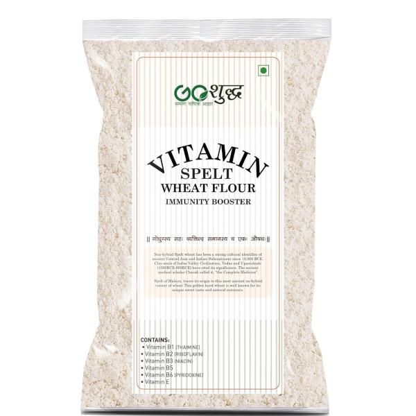 Goshudh Vitamin Spelt Wheat Flour 1 kg | Daily Use Atta