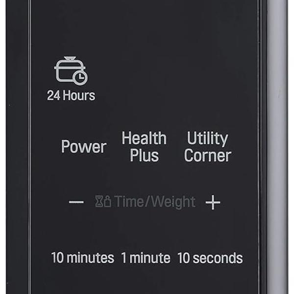 LG 20 L Solo Microwave Oven (MS2043BP Black Health plus Menu I-Wave Technology Indian Cuisine Even Reheat & Defrost Auto Cook Menu Anti-Bacterial Cavity & Steam Clean)