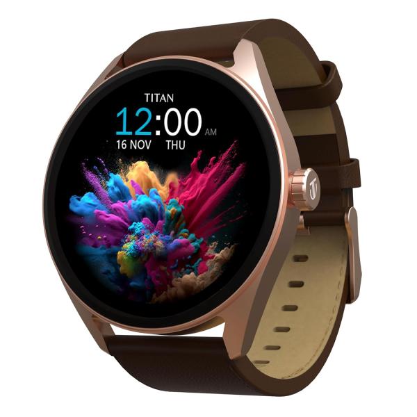 Titan Crest 1.43” AMOLED Smart Watch for Productivity with BT Calling