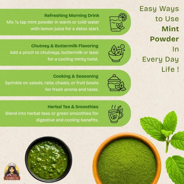 Nairuti Vyutpadan Mint Powder (Pudina Powder) 400g