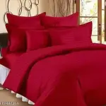Double bed with two pillow covers