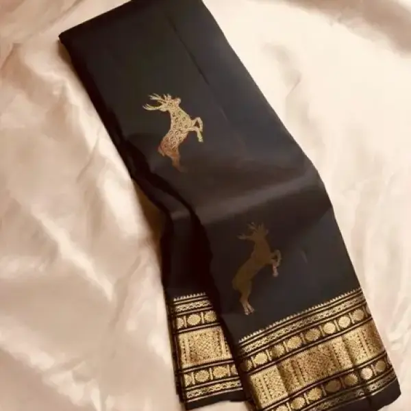 Banarasi Pure Silk Saree (Black)