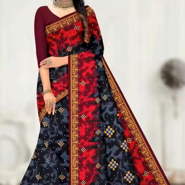 women cotton saree