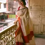 Cotton jute saree