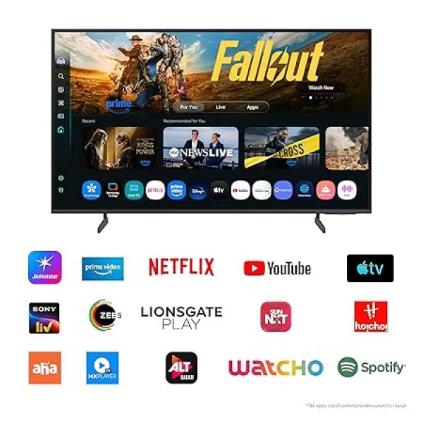 Samsung 163 cm (65 inches) Vision AI 4K Ultra HD Smart QLED TV