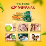 Dabur Meswak Complete Oral Care Toothpaste - 500g (2 x 200g + 1 x100g) | Complete Oral & Gum Care Toothpaste