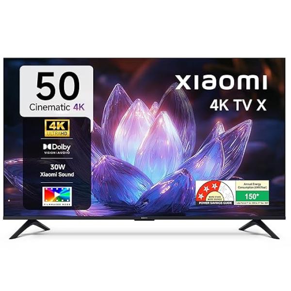 Xiaomi 126 cm (50 Inches) X Series 4K Ultra HD Smart Google TV L50MB-AIN