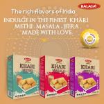 GROCERY   Balasa Khari Puff | Khari for Tea | Snack Items | Tea Time Snack | Crunchy and Tasty | Ready to Eat |