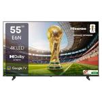 Hisense 139 cm (55 inches) E6N Series 4K Ultra HD Smart LED Google TV 55E6N (Black)