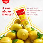 Colgate Lemon Fresh Gel Toothpaste | Tooth Paste Fights Yellowness of Teeth | Colgate Paste Toothpaste with New Fresh Flavor (120gm)