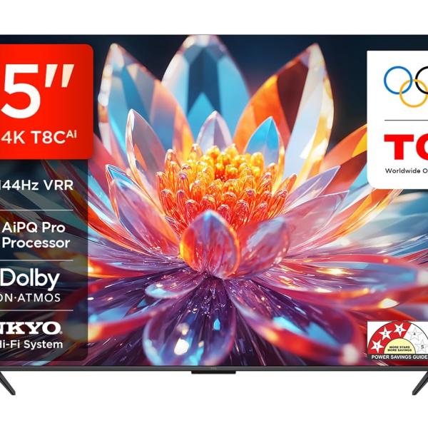 TCL 215 cm (85 inches) 4K Ultra HD Smart QLED Google TV 85T8C