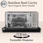 LG 32 L Wi-Fi Enabled Charcoal Convection Microwave Oven (MJEN326SFW, Black) - 2023 Model