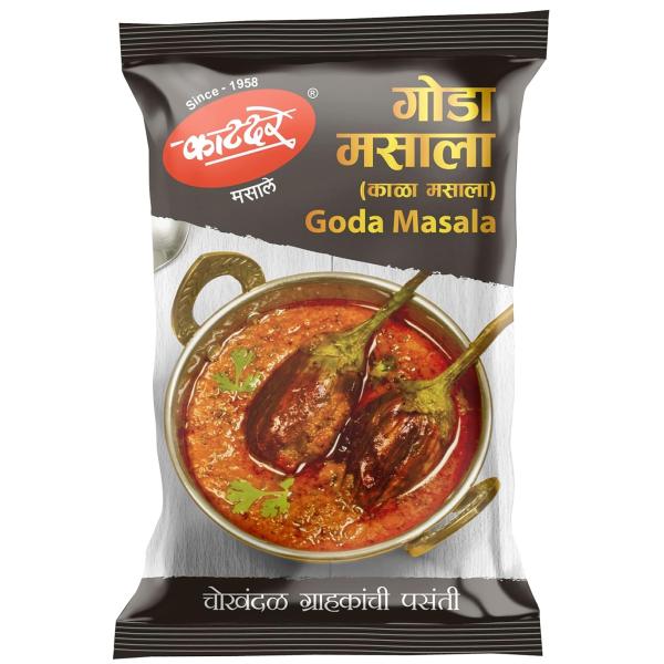Katdare Goda Masala 500gm | Kala Masala | Authentic Marashtrian Spice Blend