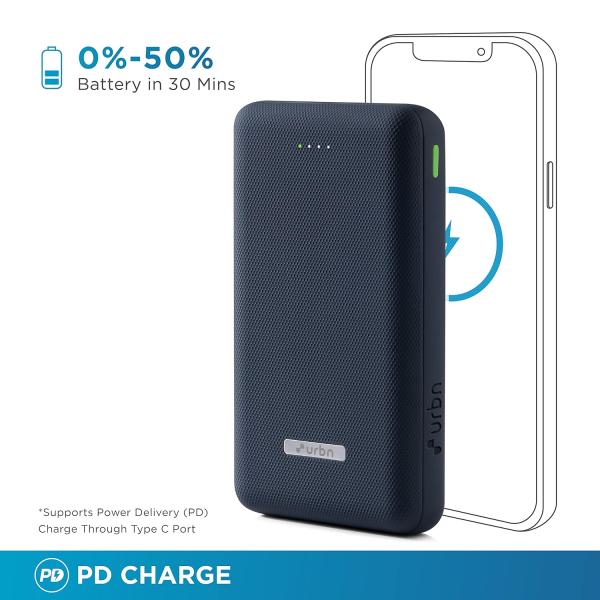 URBN 20000 mAh Lithium_Polymer 22.5W Super Fast Charging