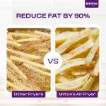 Milton Rapid Digital Air Fryer 5L | 1450W | 360° High Speed Air Circulation