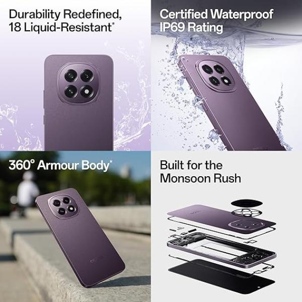 OPPO F29 5G (Solid Purple, 8GB RAM, 256GB Storage) with No Cost EMI/Additional Exchange Offers