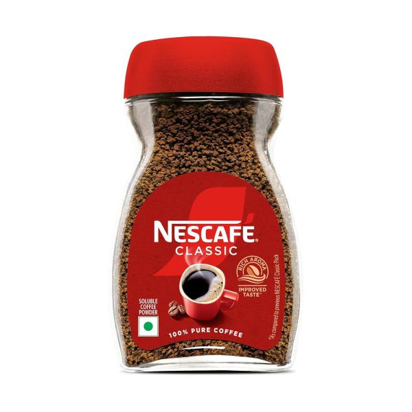 Nescafe Classic Instant Coffee Powder | Great start to your morning | 100% Pure Coffee | 45g Jar