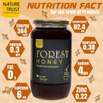 Nature Trust Raw Forest Honey,1200 Gram, Wild, Unprocessed, Unheated
