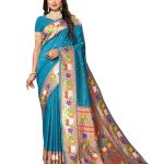 Women's  Paithani Silk Saree