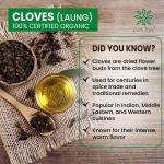 Pure Tree Certified Organic Laung | 100 Gm | Organic Cloves Whole